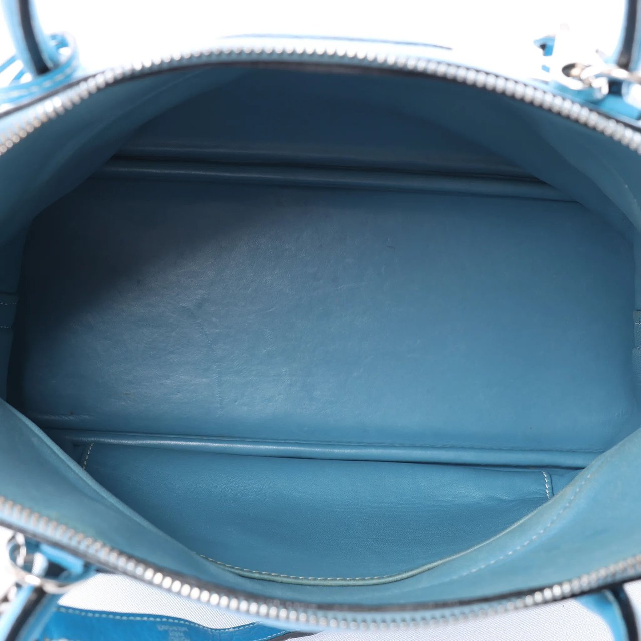 Hermès HERMES Bolide 31 Taurillon Clemence 2Way Handbag in Blue □I: 2005 Blauw