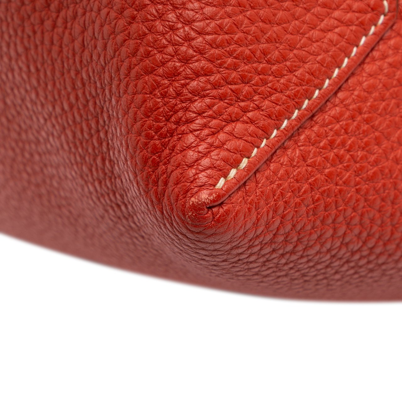 Hermès Clemence Double Sens 36 Oranje