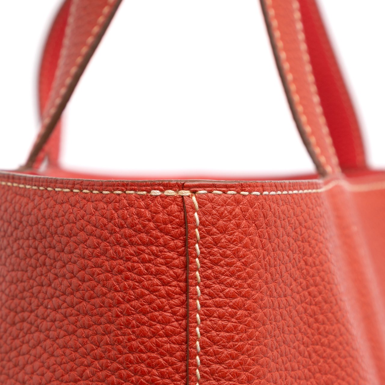Hermès Clemence Double Sens 36 Oranje