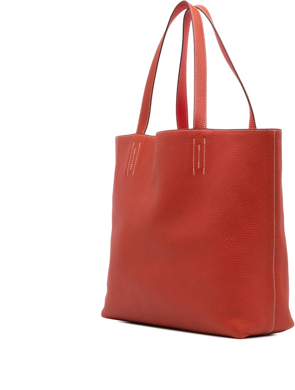 Hermès Clemence Double Sens 36 Oranje