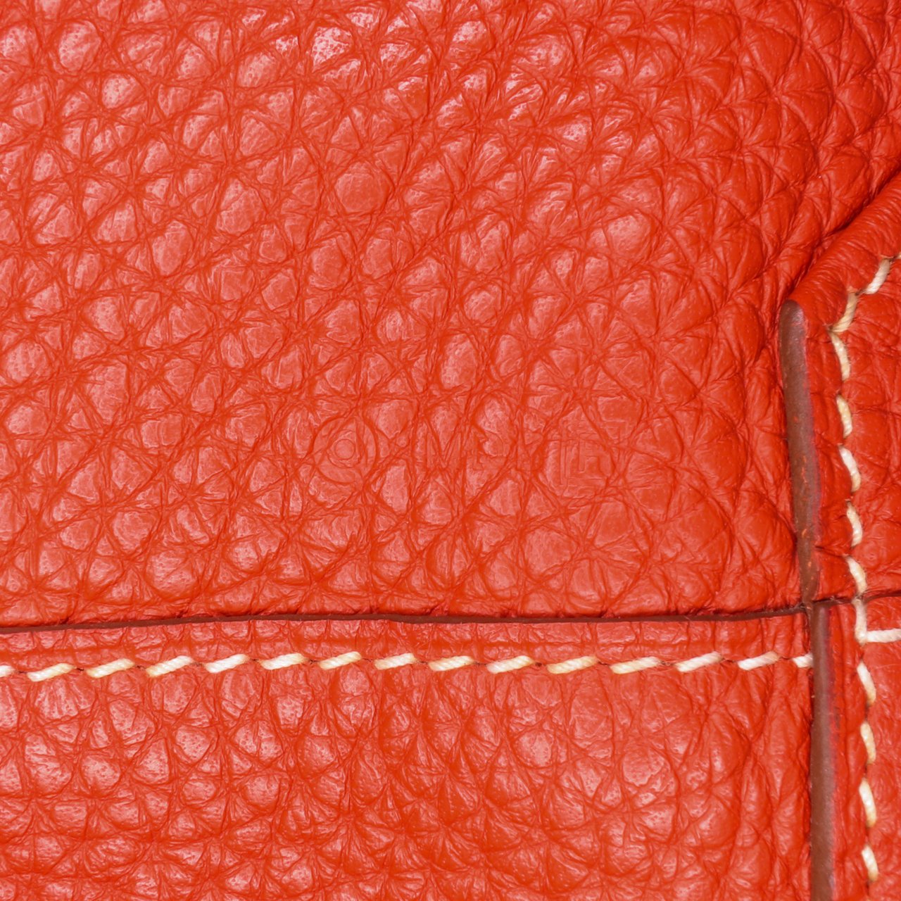 Hermès Clemence Double Sens 36 Oranje