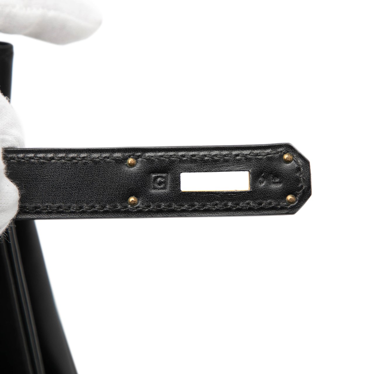 Hermès Box Calf Kelly Retourne 32 Zwart