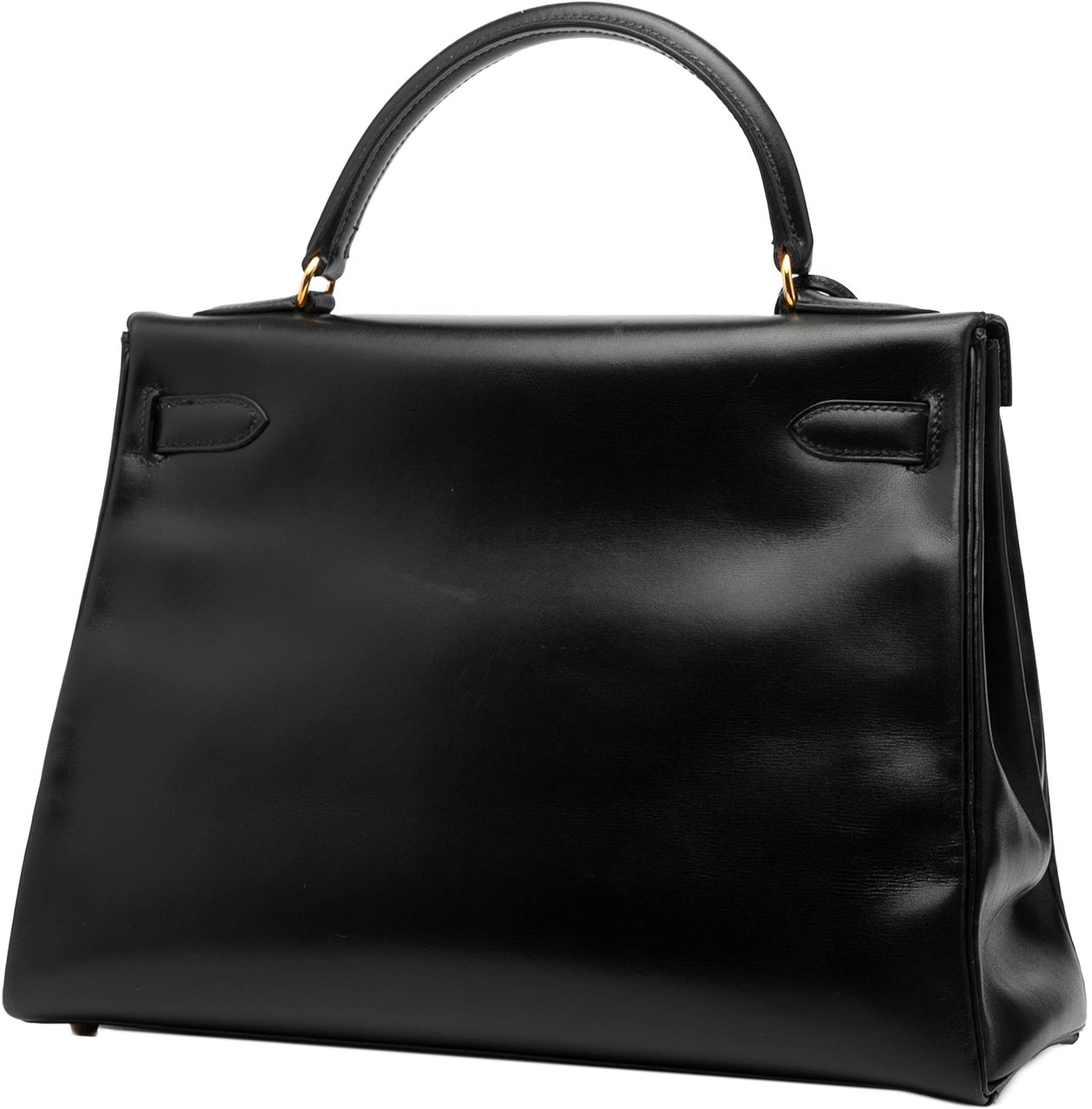 Hermès Box Calf Kelly Retourne 32 Zwart