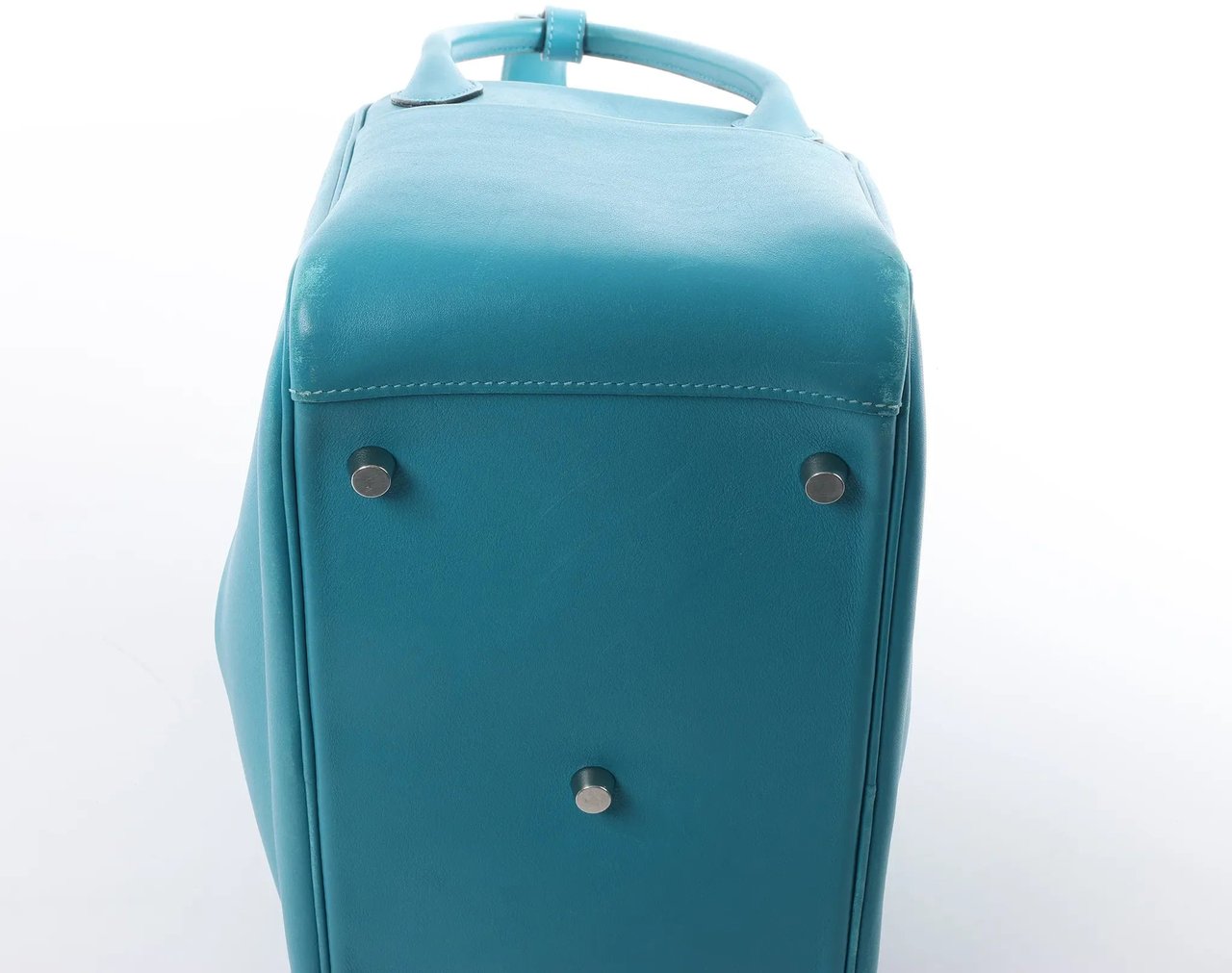 Hermès Hermes Lindy 30 Veau Swift 2Way Handbag in Turquoise □K: 2007 Blauw