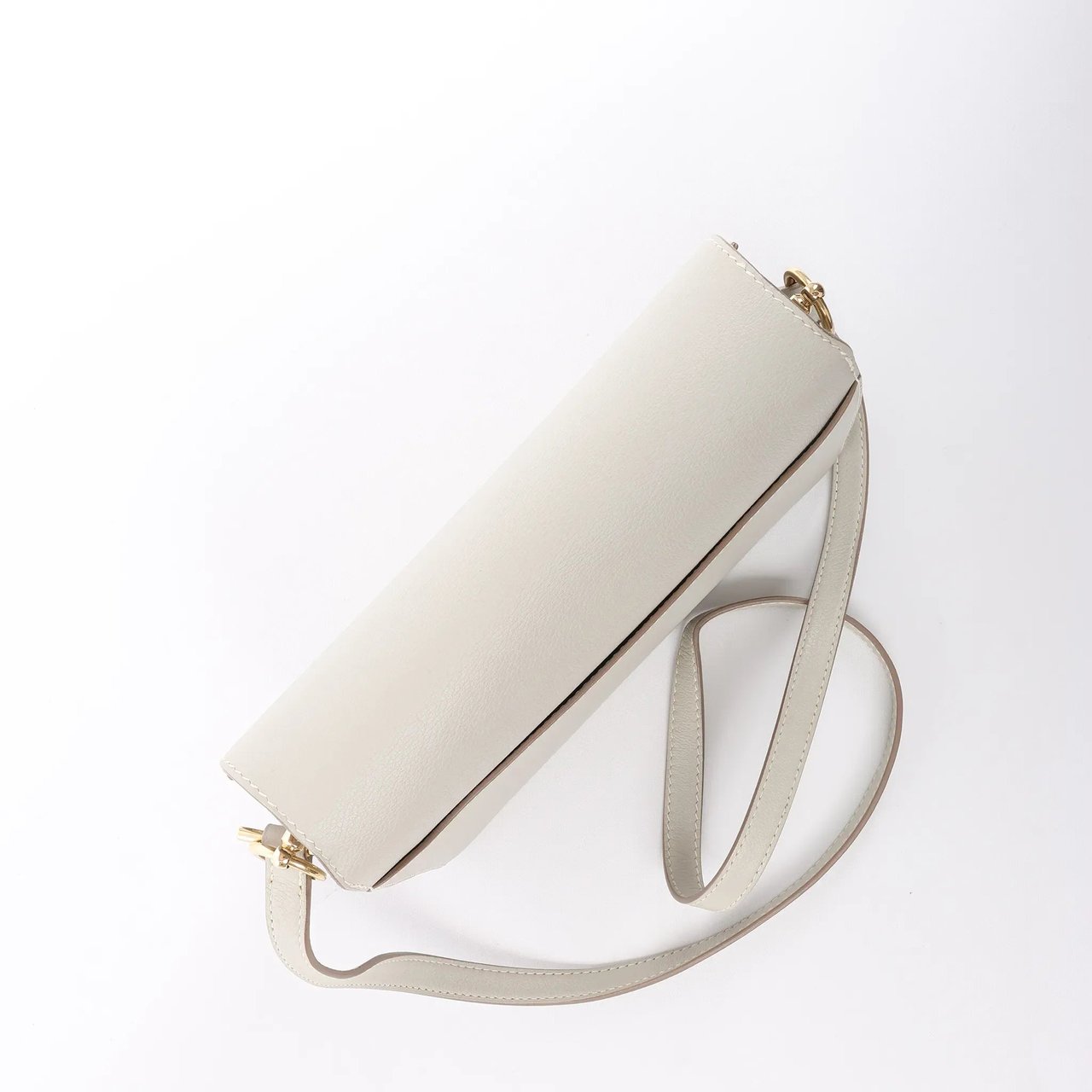 Hermès Hermes Sac Roulis 23 Evercolor Crossbody Bag in Pearl Gray C: 2018 Grijs
