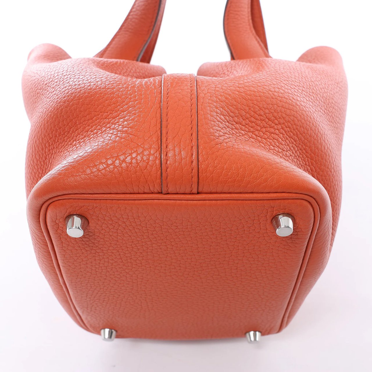 Hermès HERMES Picotin Lock 18 PM Taurillon Clemence Handbag in Orange X: 2016 Oranje