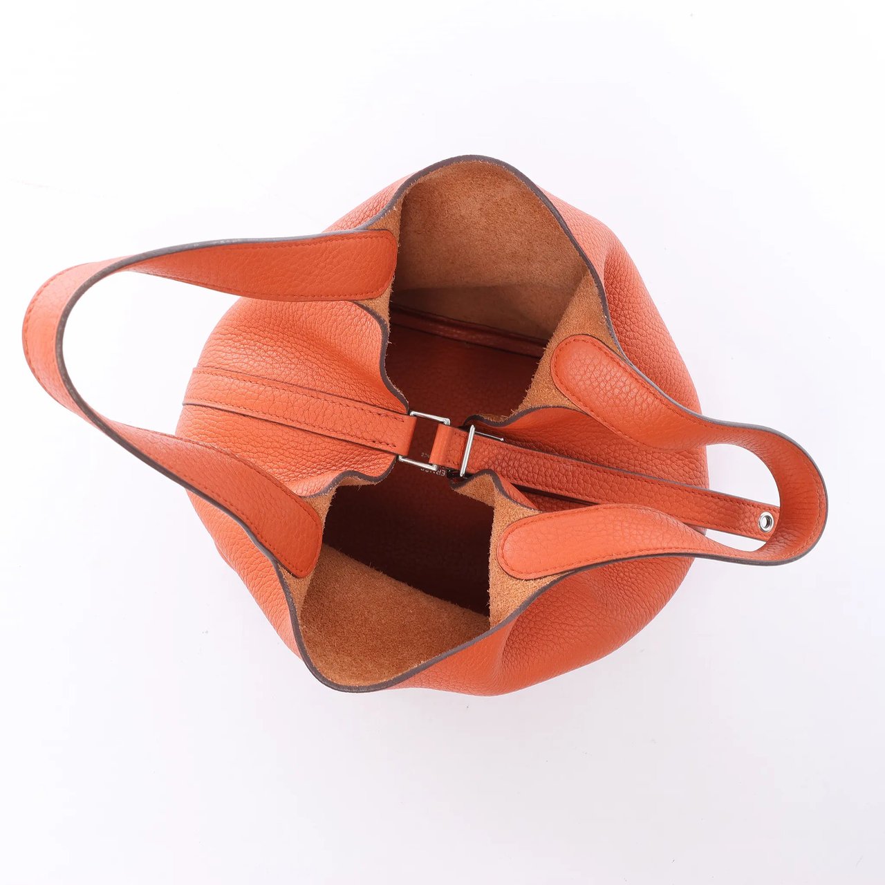 Hermès HERMES Picotin Lock 18 PM Taurillon Clemence Handbag in Orange X: 2016 Oranje