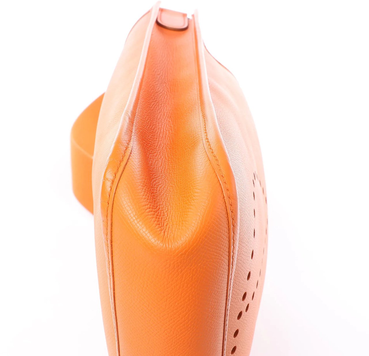 Hermès Hermes Evelyn 1 29 PM Epsom Leather Shoulder Bag in Orange □N:2010 Oranje