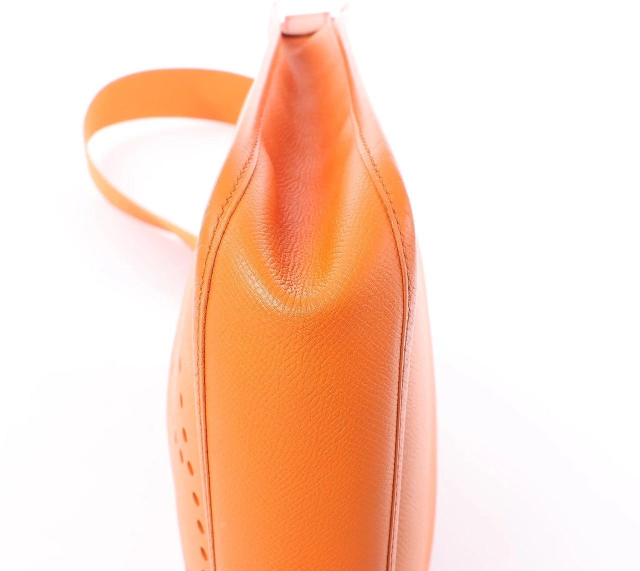Hermès Hermes Evelyn 1 29 PM Epsom Leather Shoulder Bag in Orange □N:2010 Oranje
