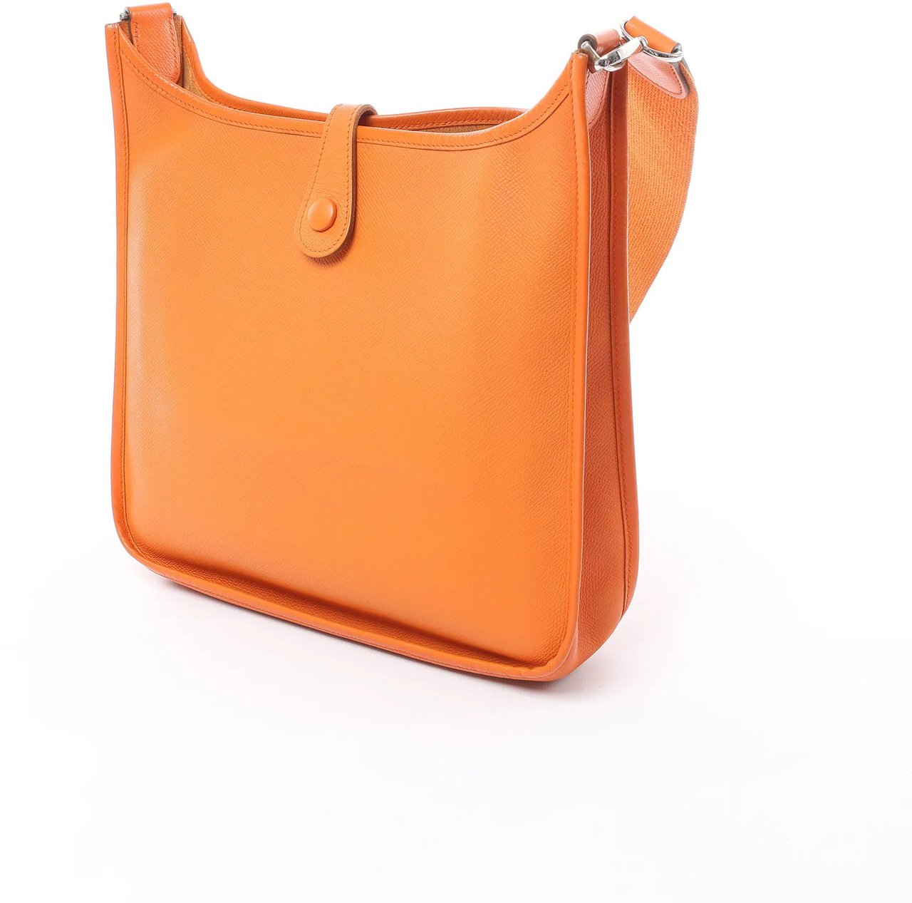 Hermès Hermes Evelyn 1 29 PM Epsom Leather Shoulder Bag in Orange □N:2010 Oranje