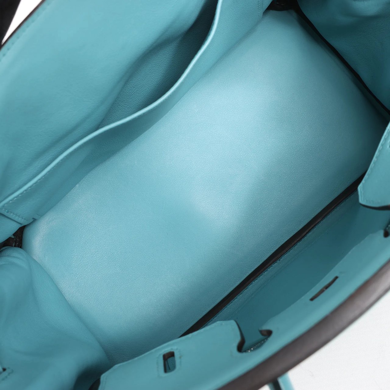 Hermès HERMES Birkin 25 Le Tournay Veau Swift Blue Saint-Cyr Handbag X: 2016 Blauw