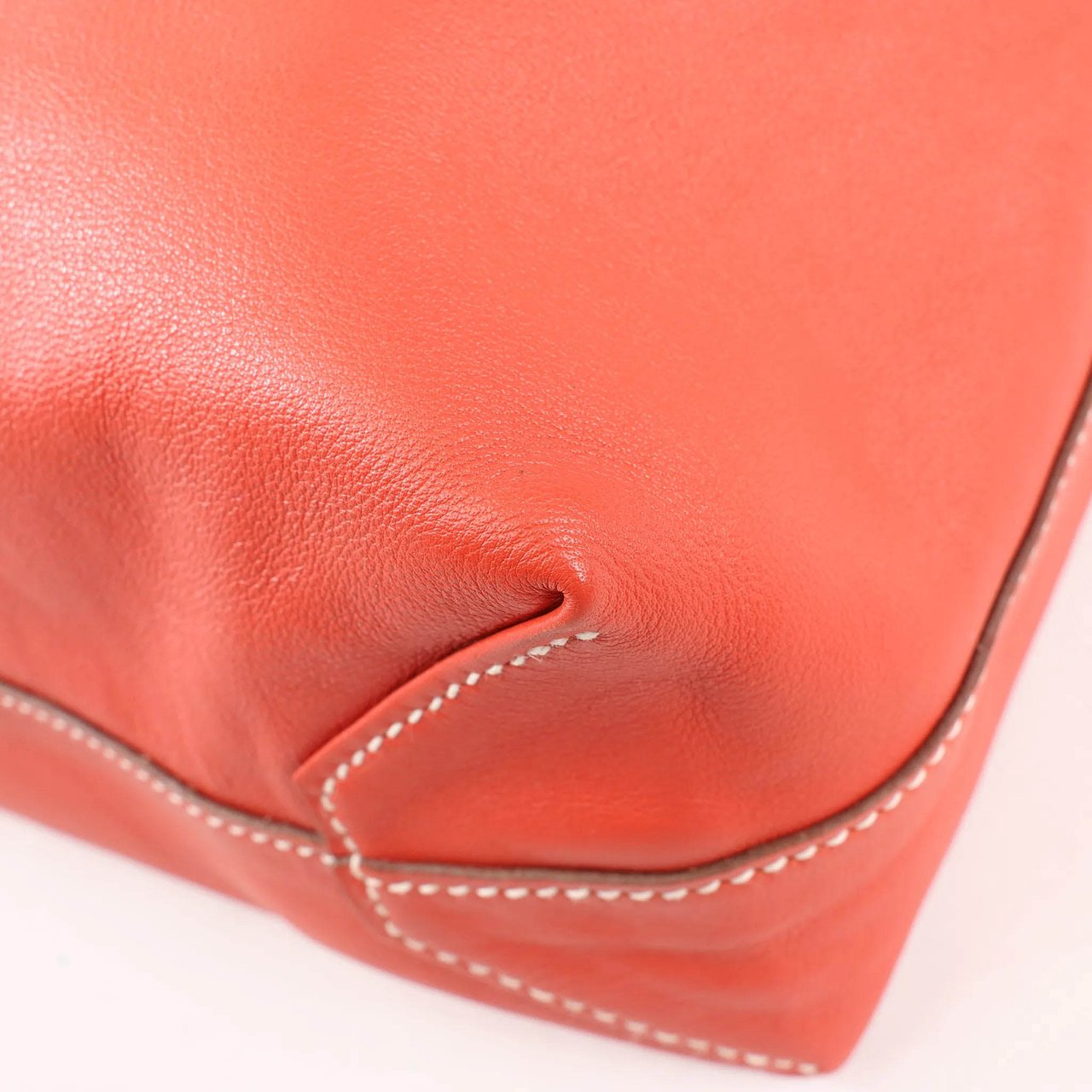Hermès HERMES Double Sense 28 Veau Swift Shoulder Bag in Sanguine x Rose Jaipur □R: 2014 Rood