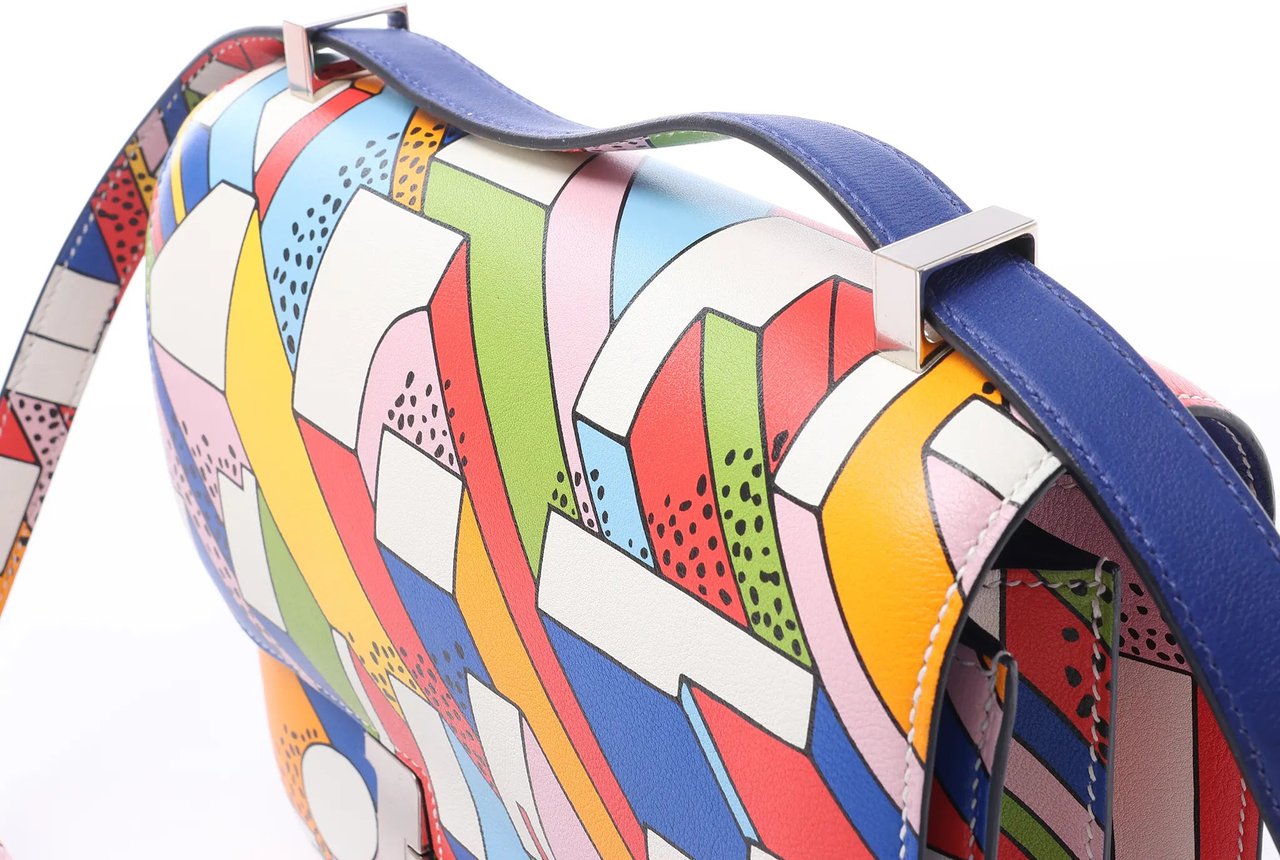 Hermès Hermes Constance 3 24 On A Summer Day Veau Swift Leather Crossbody Bag in Multicolor A:2017 Divers