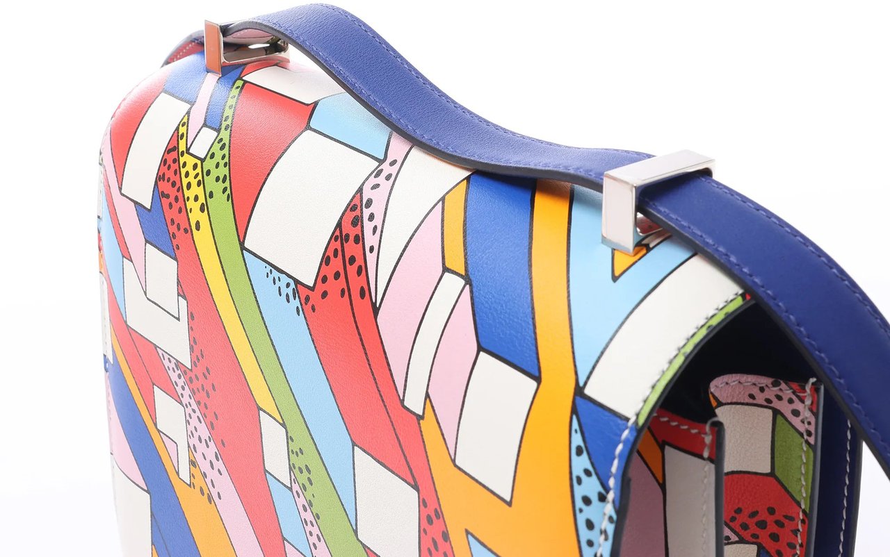Hermès Hermes Constance 3 24 On A Summer Day Veau Swift Leather Crossbody Bag in Multicolor A:2017 Divers