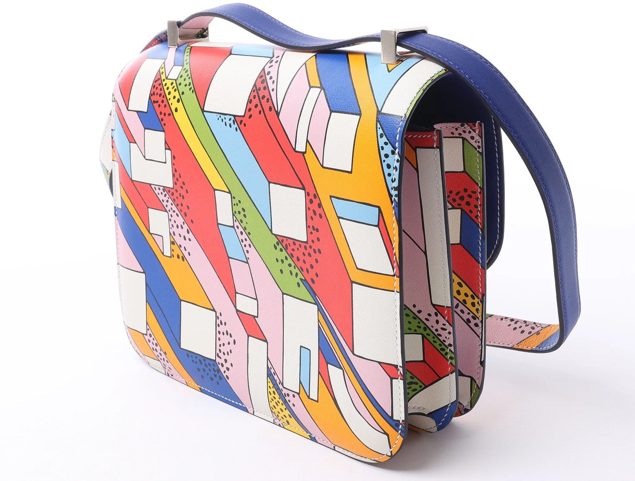 Hermès Hermes Constance 3 24 On A Summer Day Veau Swift Leather Crossbody Bag in Multicolor A:2017 Divers
