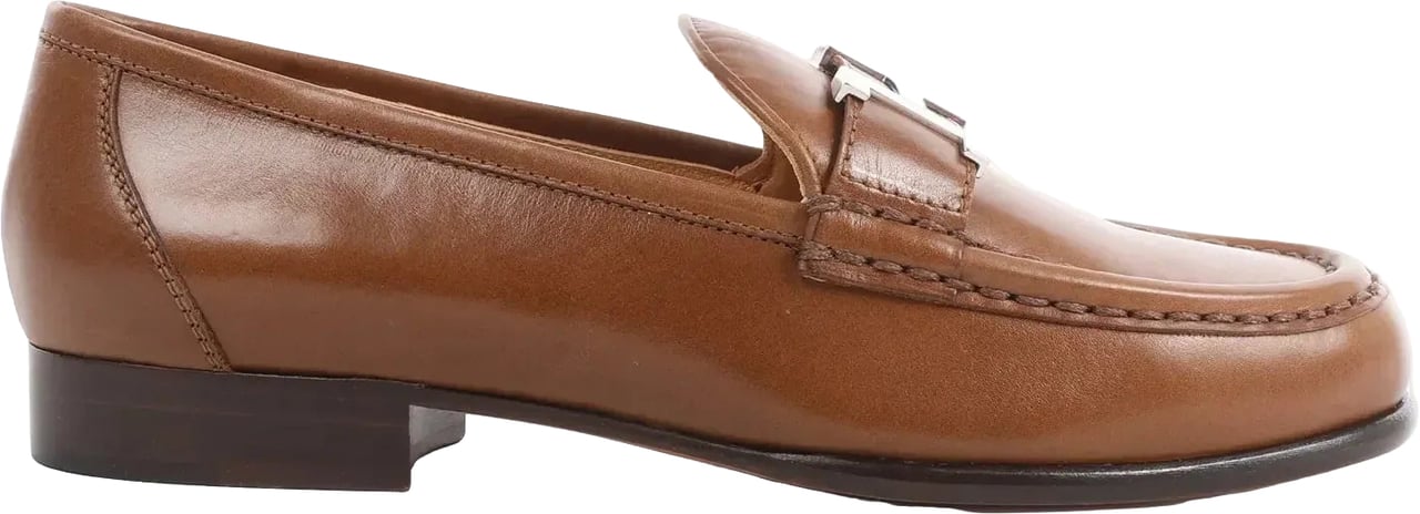 Hermès HERMES Constance Leather Loafer in Brown, Size 36 EU Divers
