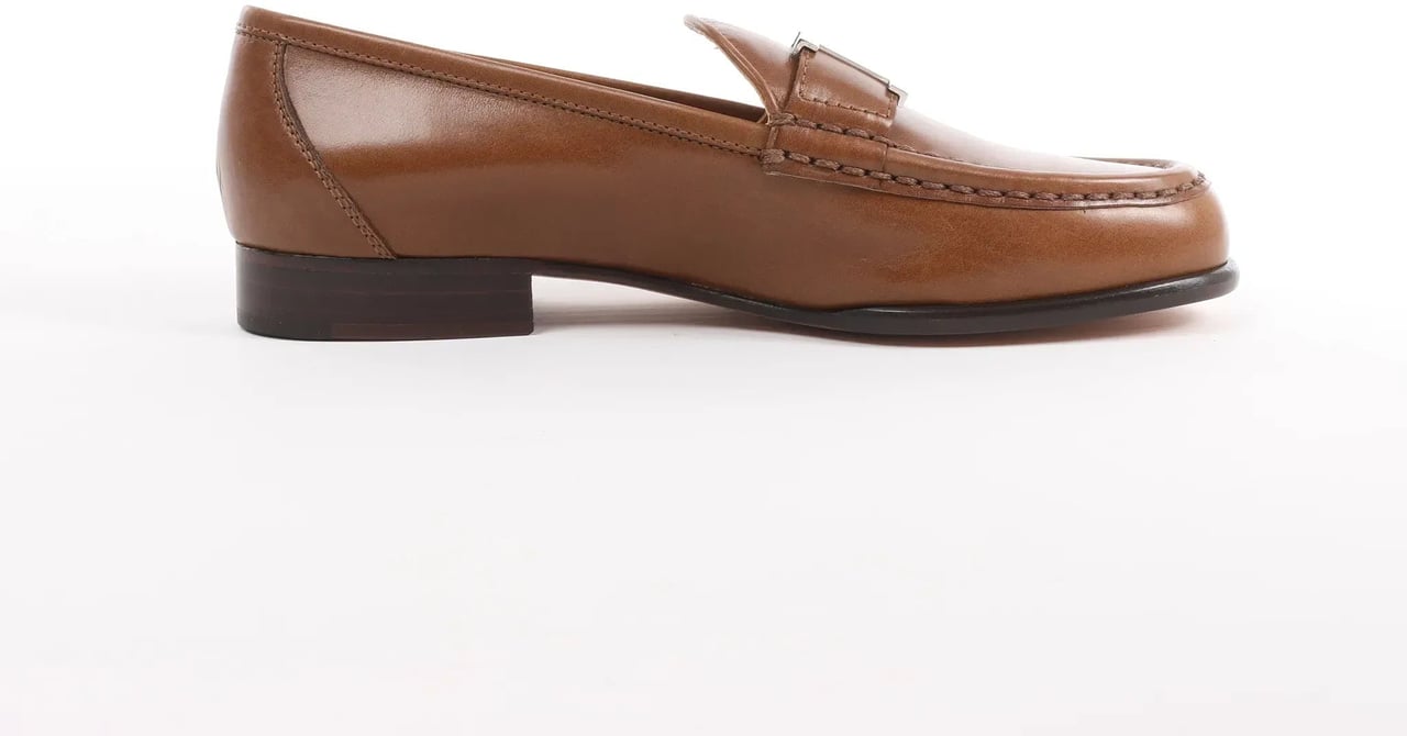 Hermès HERMES Constance Leather Loafer in Brown, Size 36 EU Divers
