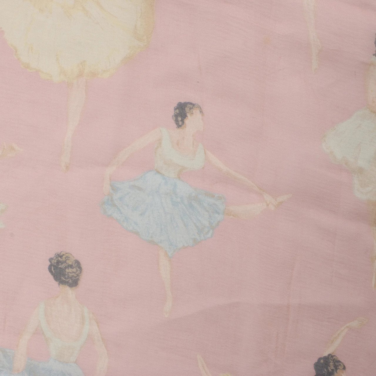 Hermès Carré 90 "La Dance ballet" Silk handkerchief in Pink Roze