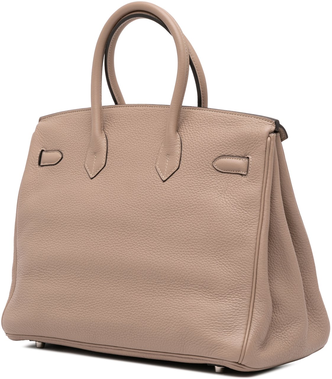 Hermès Clemence Birkin Retourne 35 Bruin