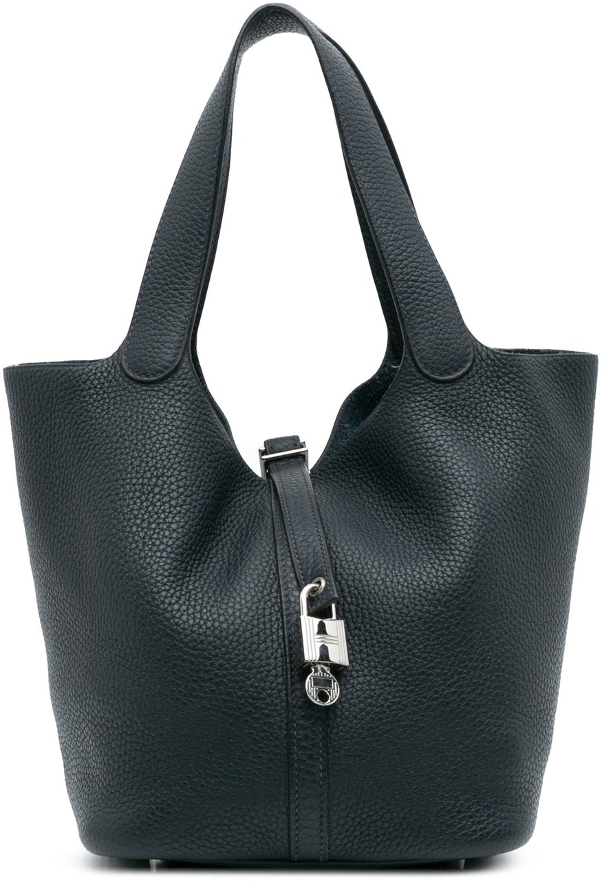 Hermès Clemence Picotin Lock 22 Blauw