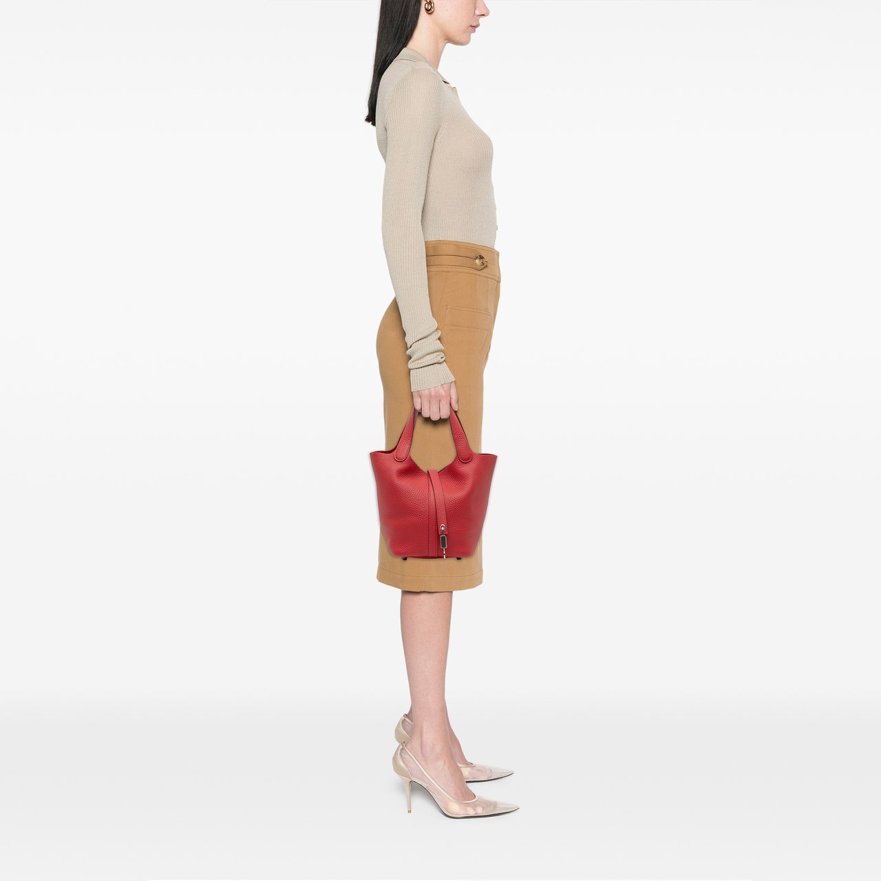 Hermès Clemence Picotin Lock 18 Rood