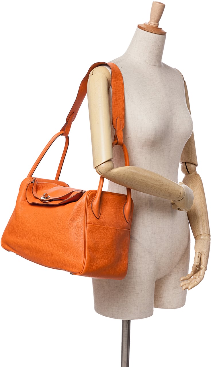 Hermès Clemence Lindy 34 Oranje