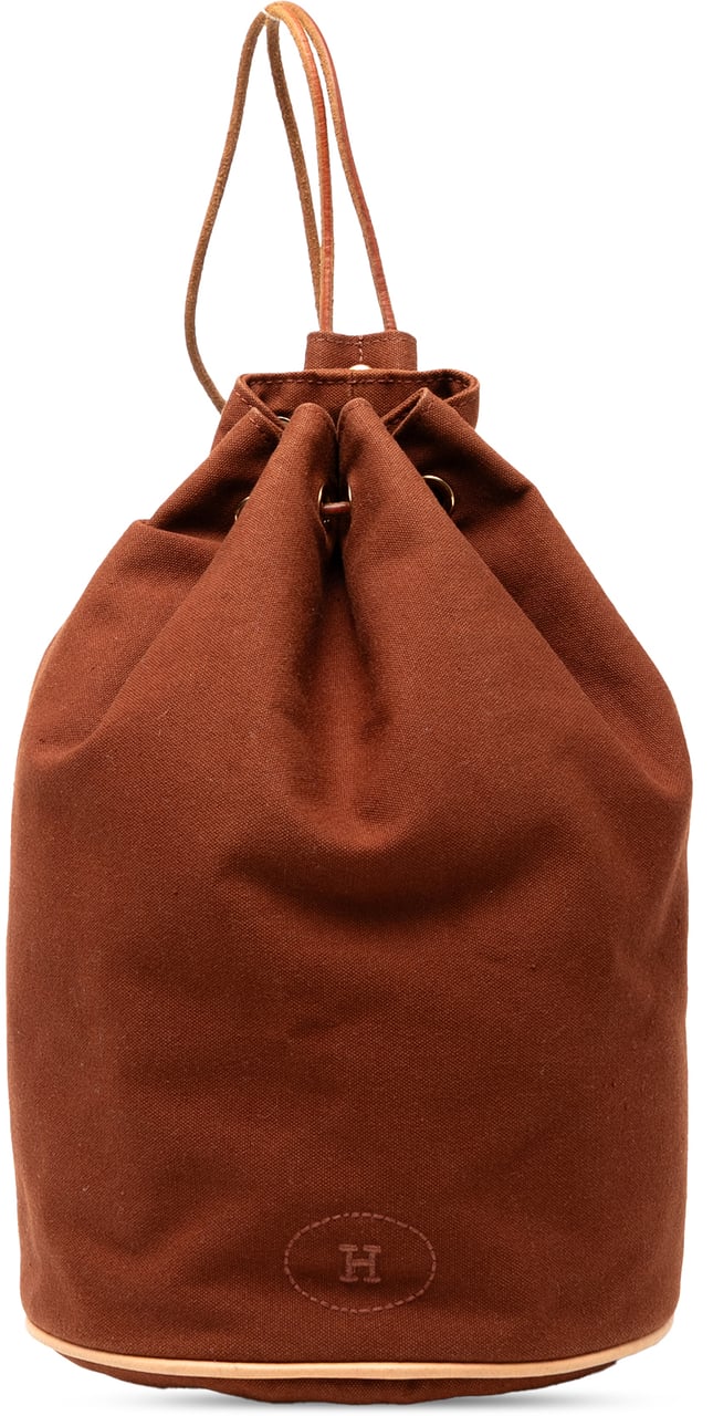 Hermès Toile Polochon Mimile Bruin