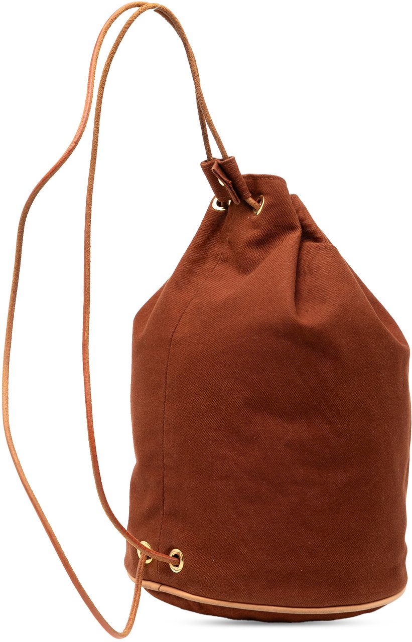 Hermès Toile Polochon Mimile Bruin