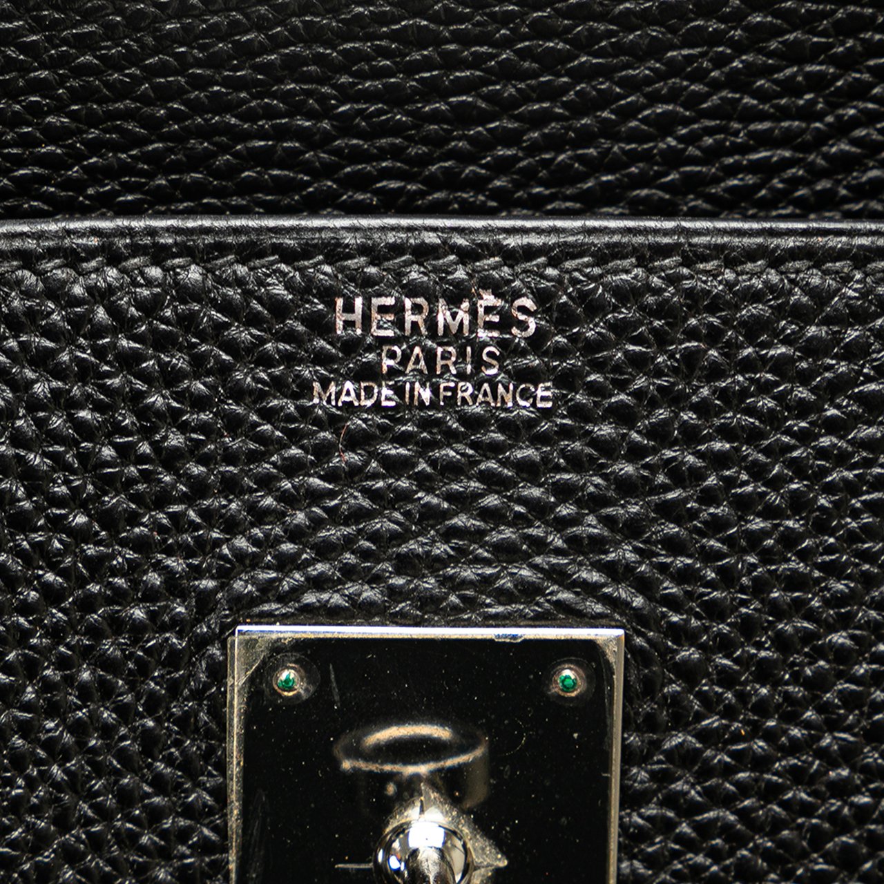 Hermès Clemence Birkin Retourne 30 Zwart