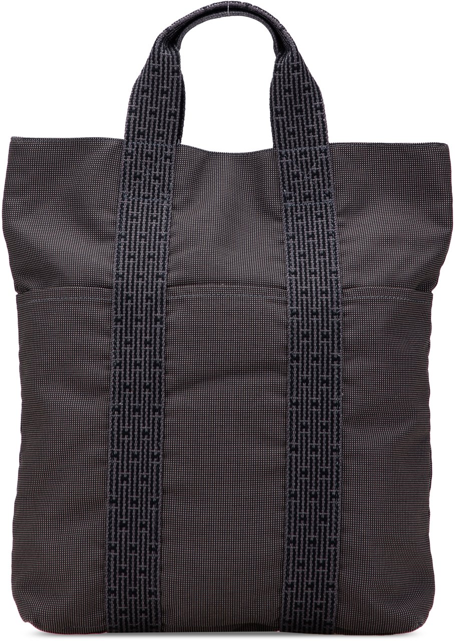 Hermès Canvas Herline Cabas Grijs