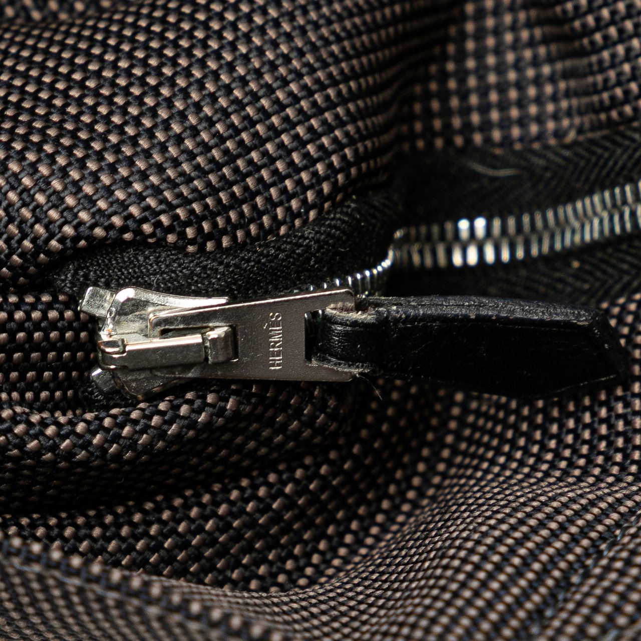 Hermès Canvas Herline Cabas Grijs