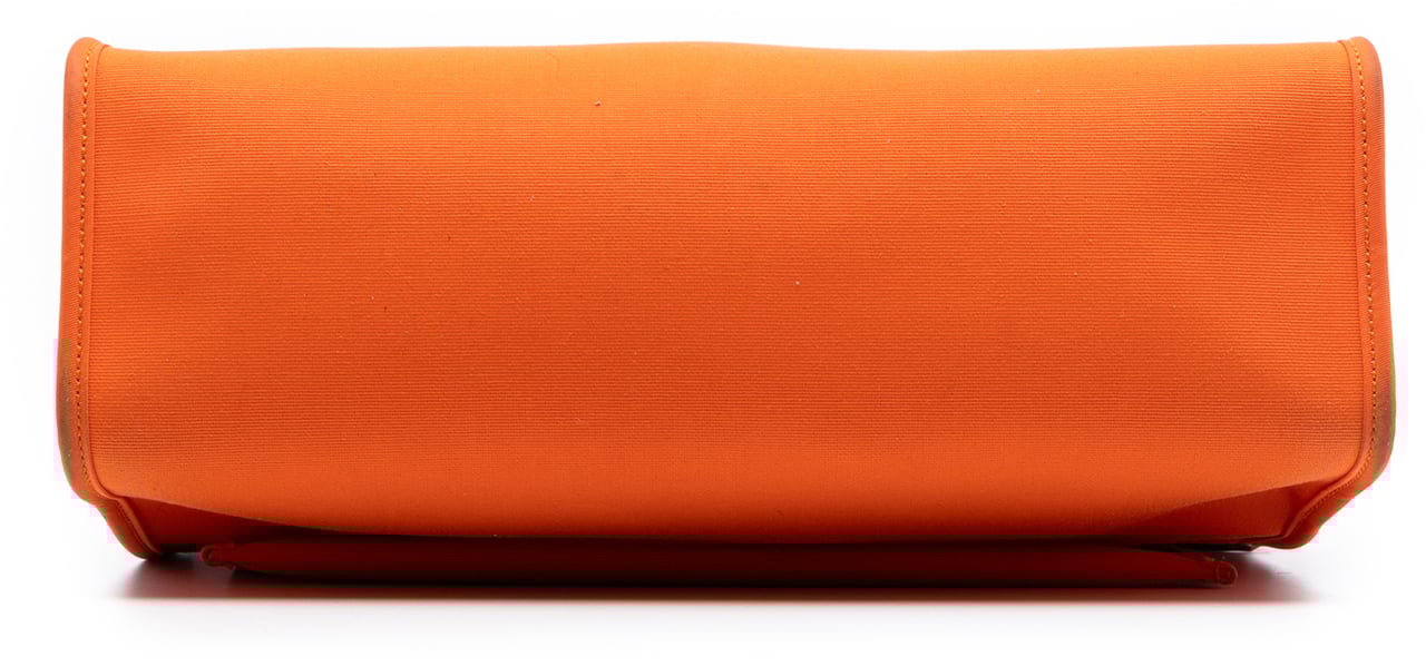 Hermès Toile Herbag Zip 31 Oranje