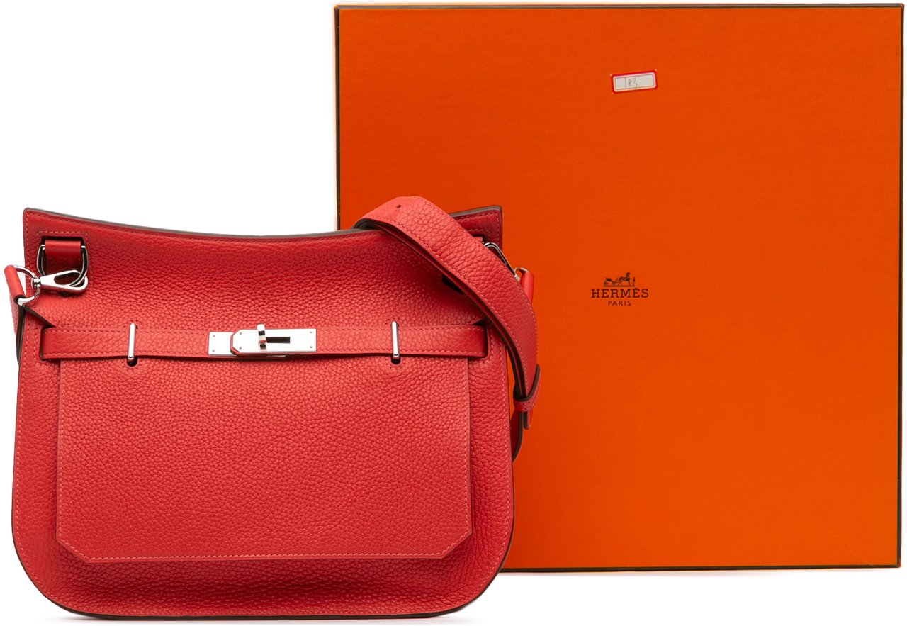 Hermès Clemence Jypsiere 28 Rood