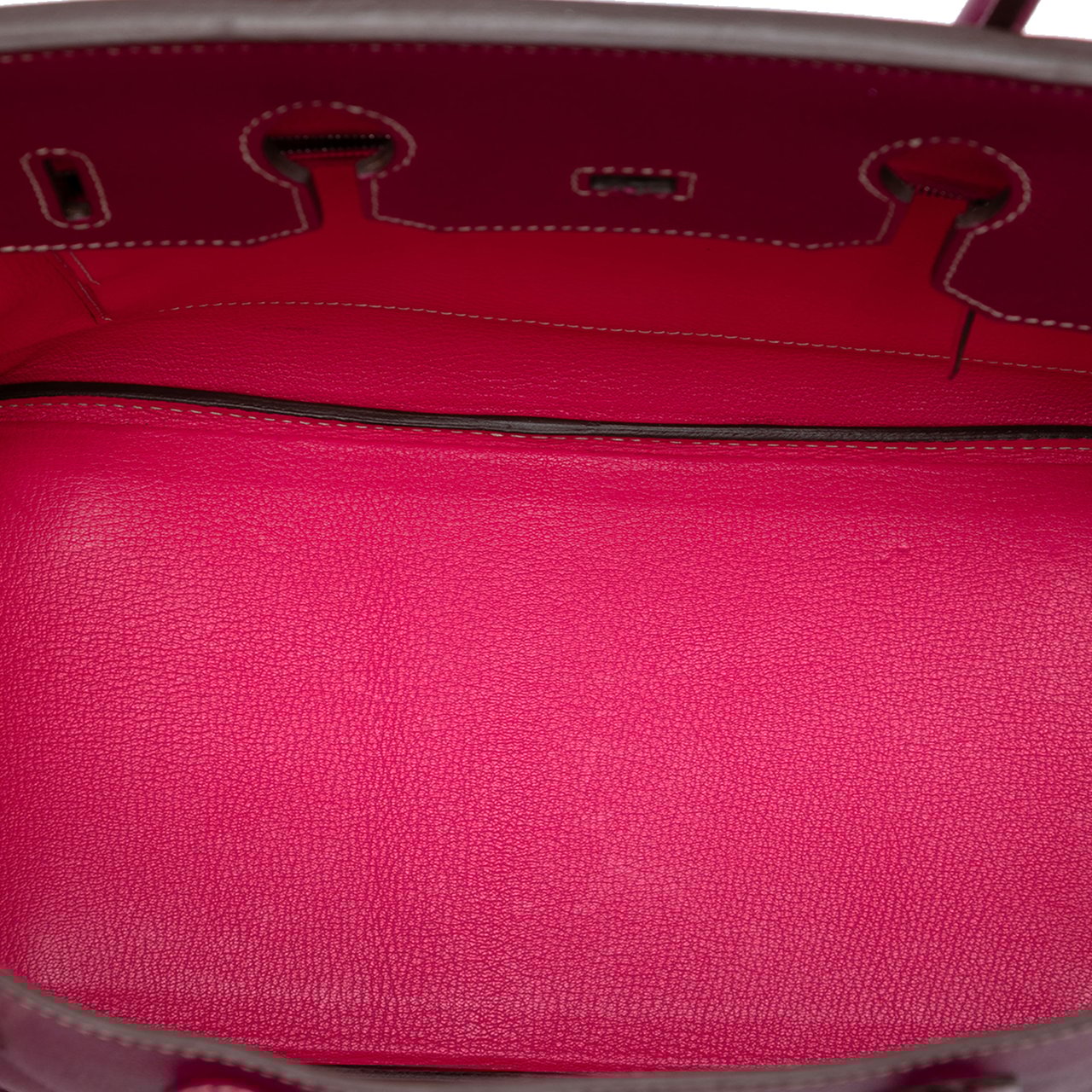 Hermès Epsom Candy Verso Birkin Retourne 35 Roze