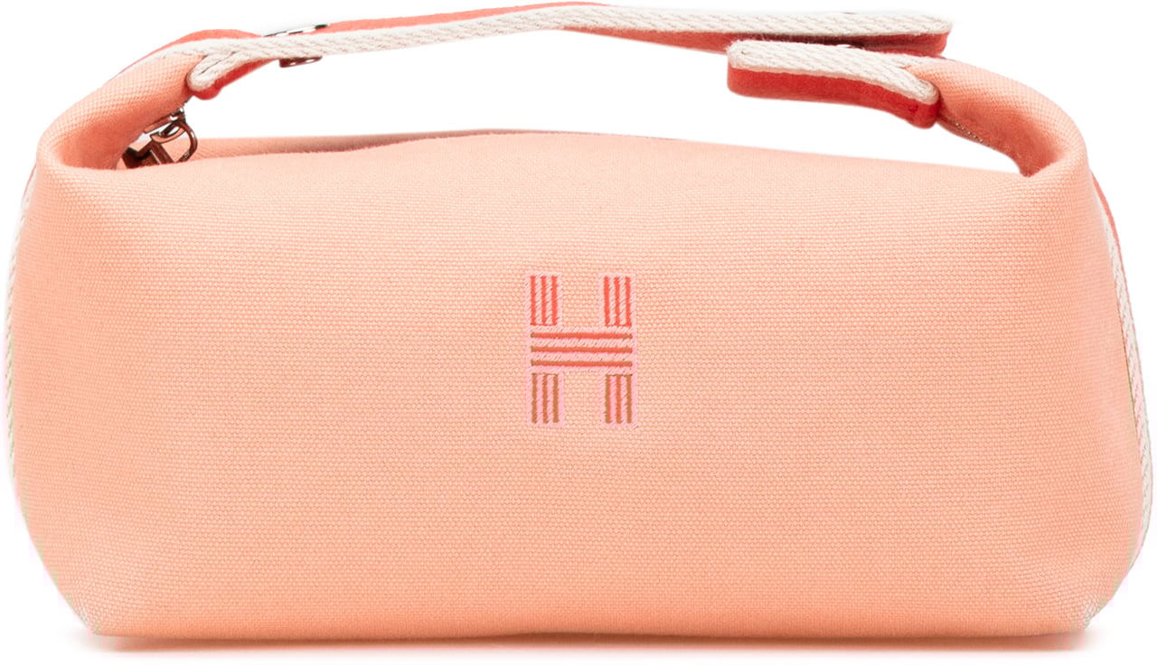 Hermès Small Canvas Bride A Brac Case Roze