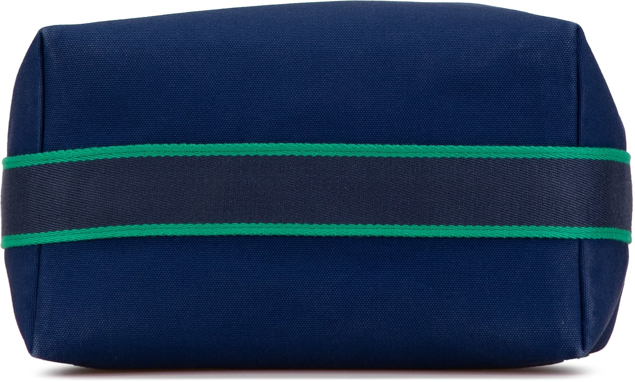 Hermès Large Canvas Bride A Brac Case Blauw