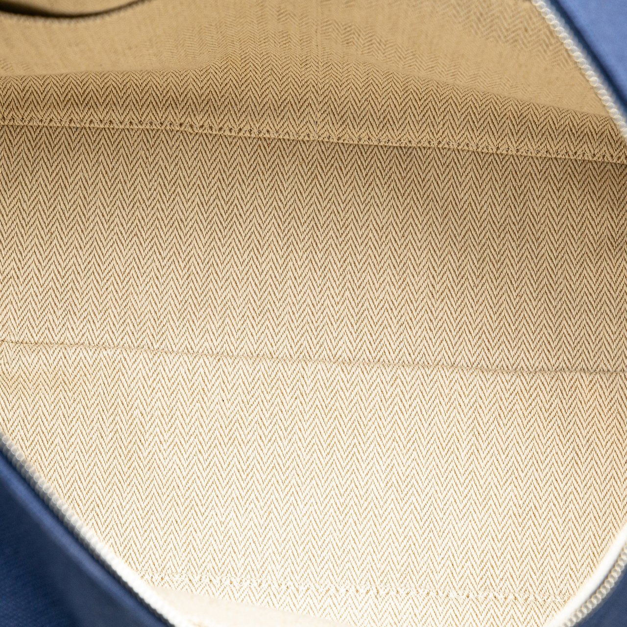Hermès Large Canvas Bride A Brac Case Blauw