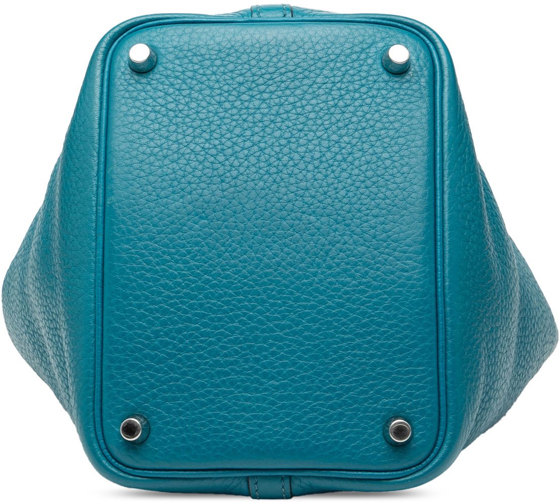 Hermès Clemence Picotin Lock 18 Blauw