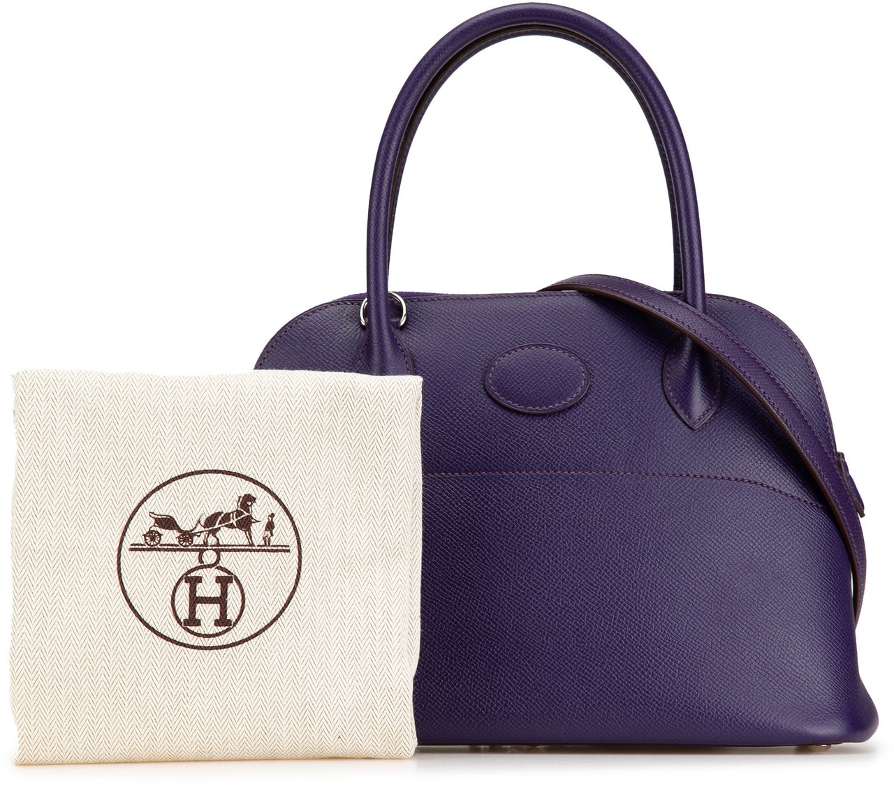 Hermès Epsom Bolide 27 Paars