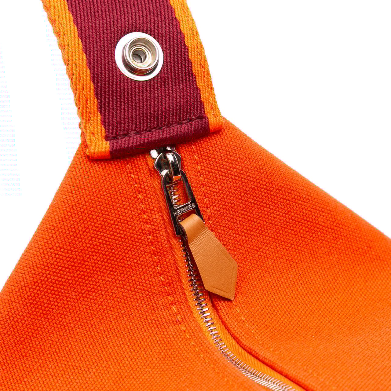 Hermès Large Toile Bride A Brac Case Oranje