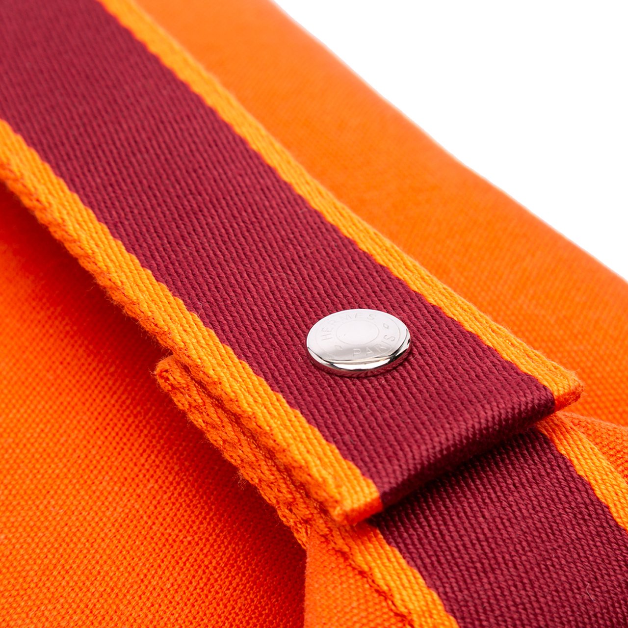 Hermès Large Toile Bride A Brac Case Oranje