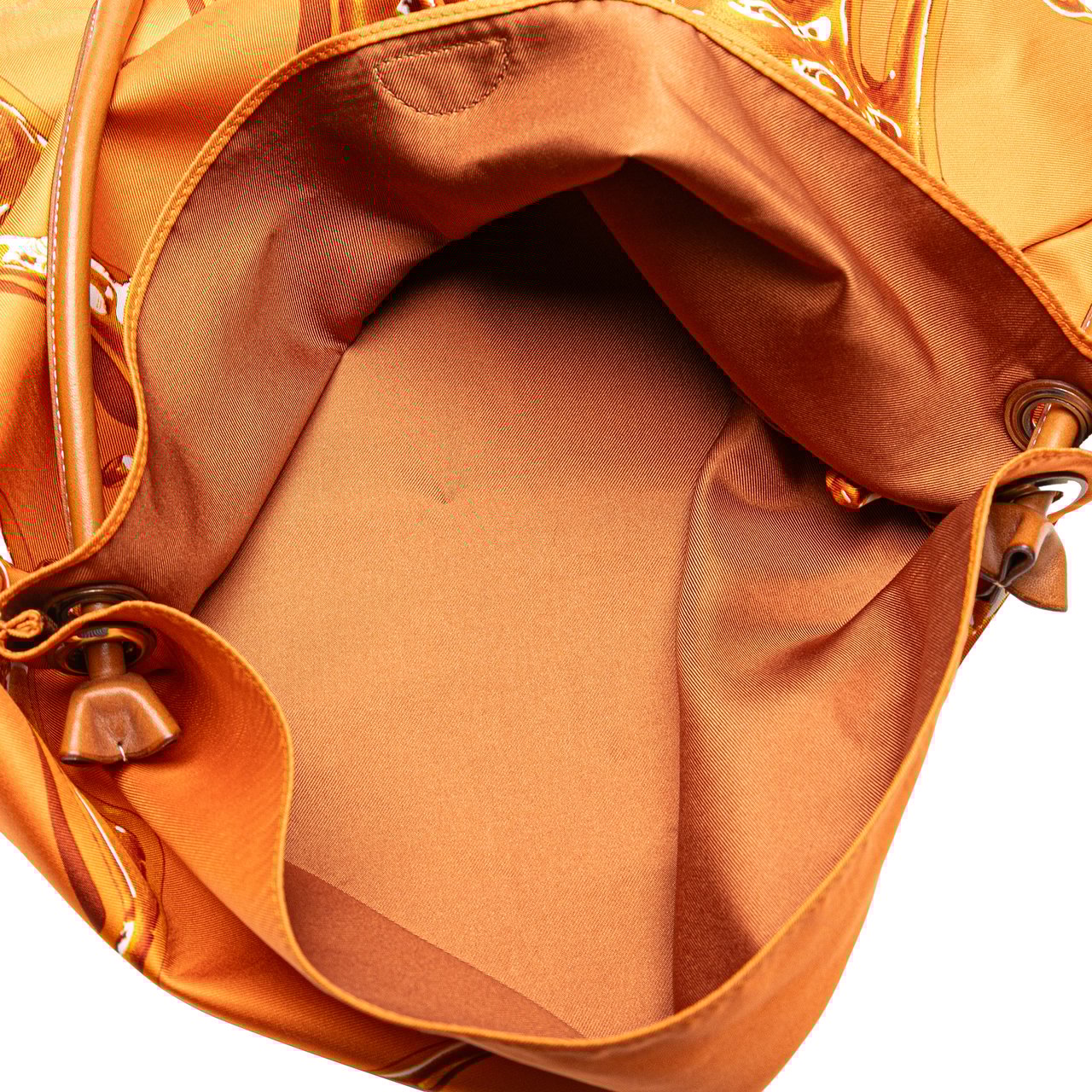 Hermès Vif Argent Silky City 38 Oranje