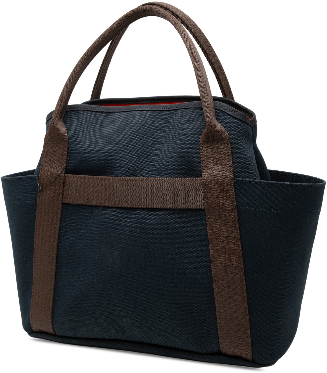 Hermès Toile Sac de Pansage Grooming Bag Blauw