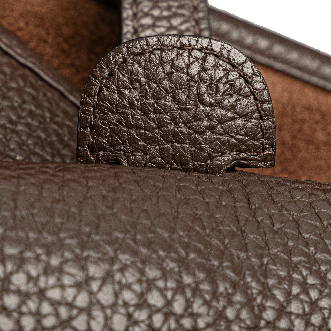 Hermès Clemence Evelyne III PM Bruin