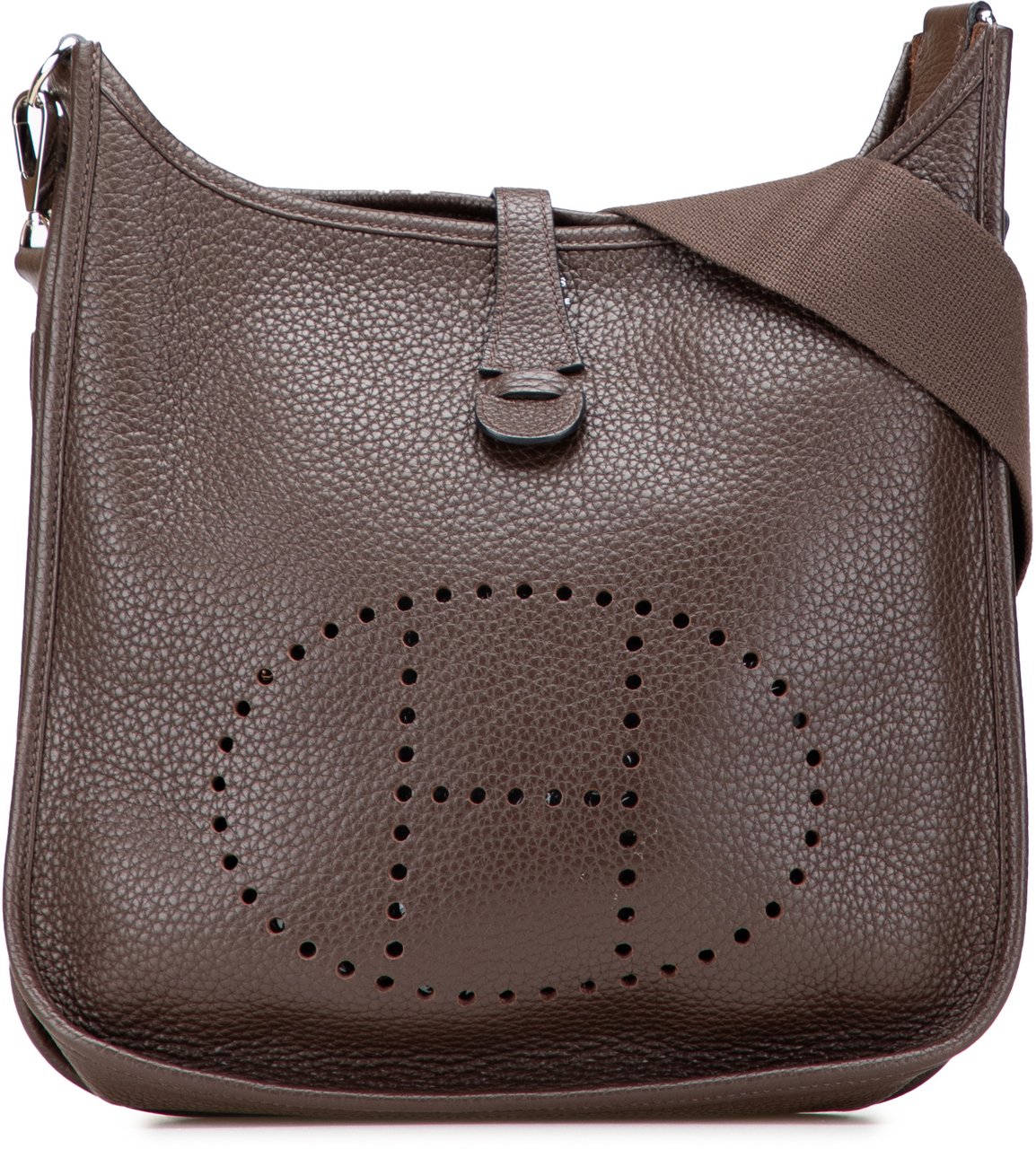 Hermès Clemence Evelyne III PM Bruin