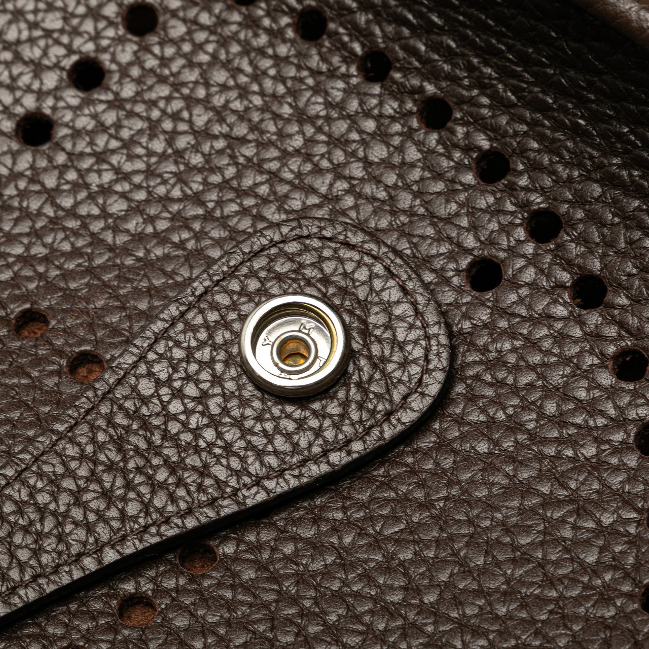 Hermès Clemence Evelyne III PM Bruin