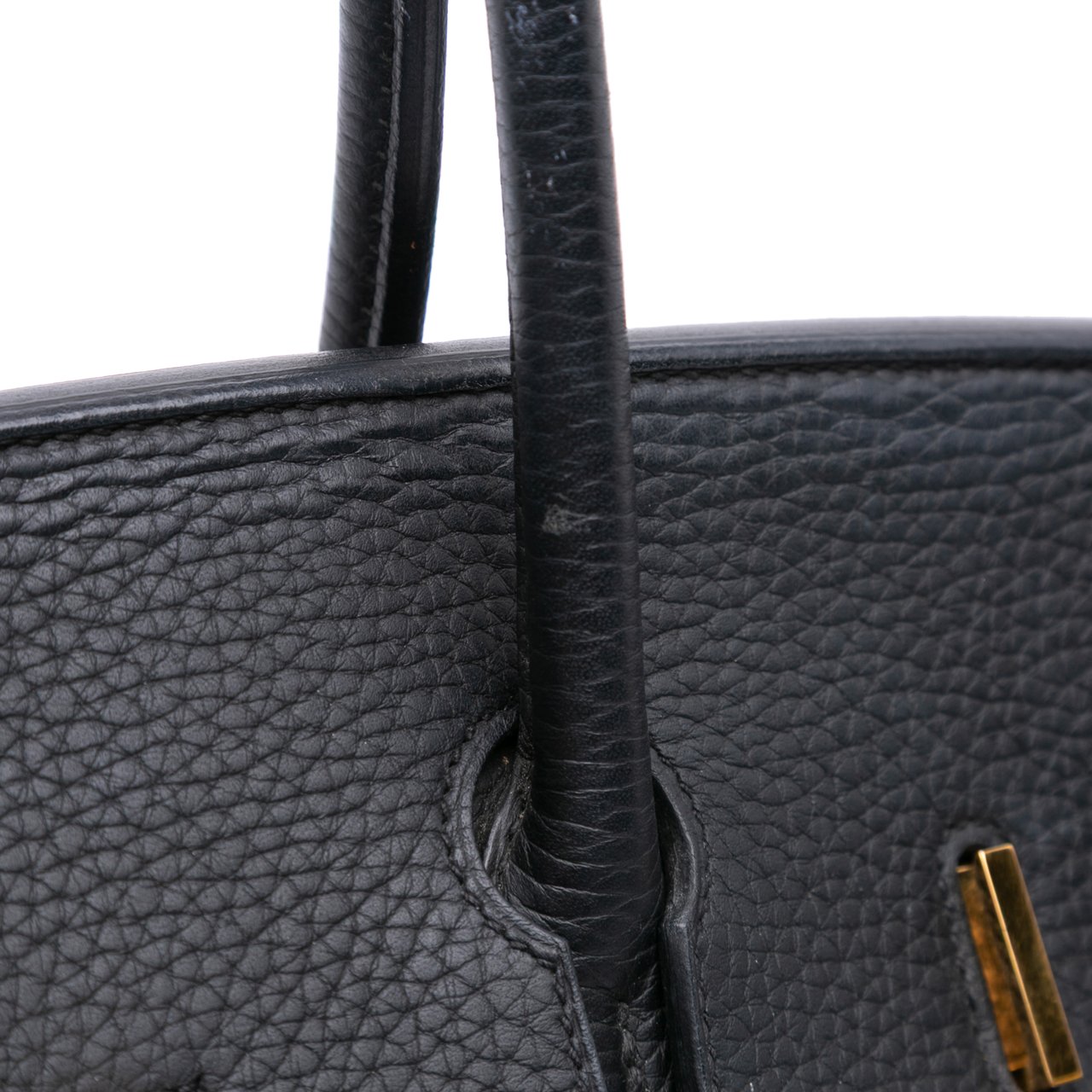 Hermès Togo Birkin Retourne 35 Zwart