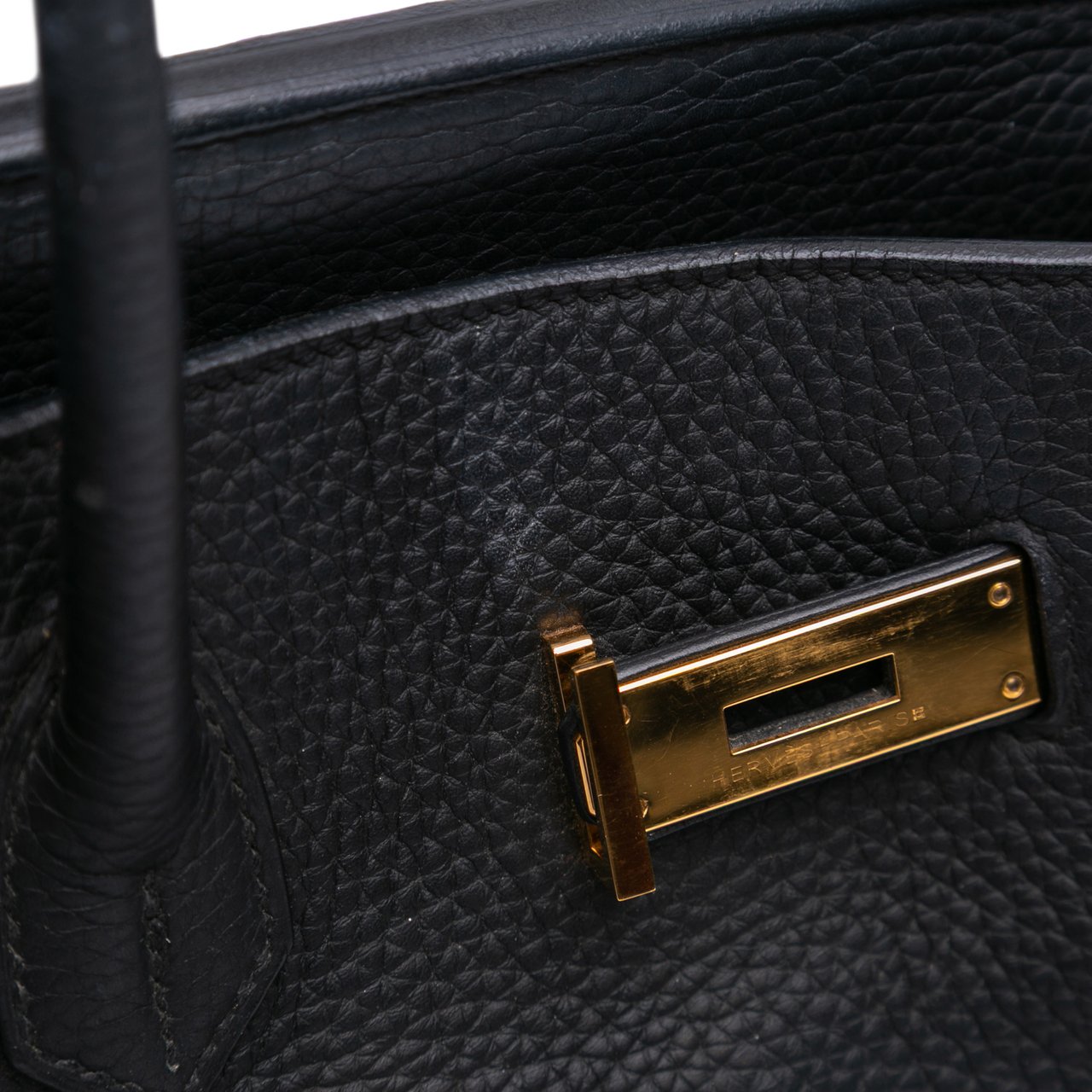 Hermès Togo Birkin Retourne 35 Zwart