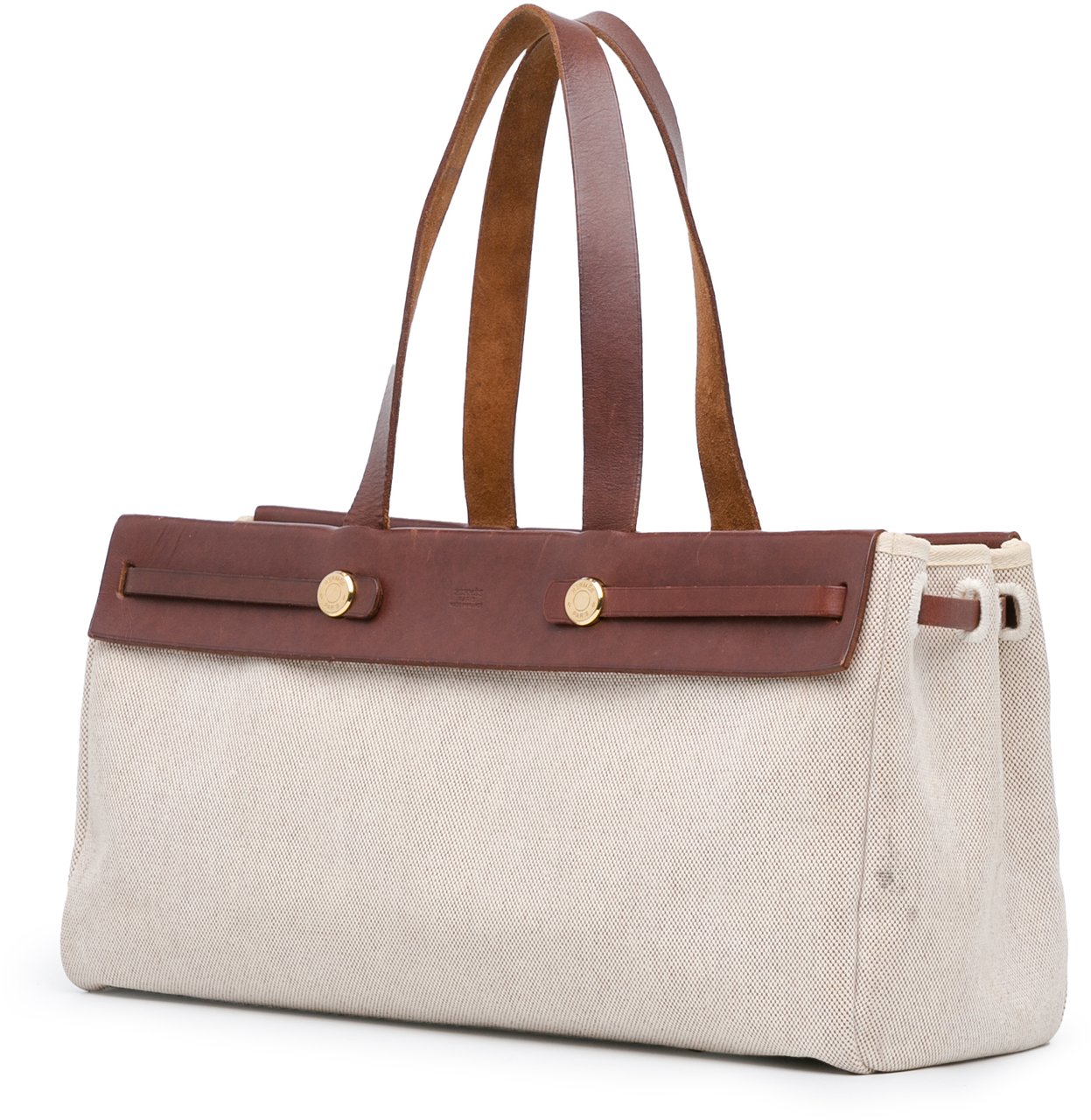 Hermès Herbag Cabas MM Bruin