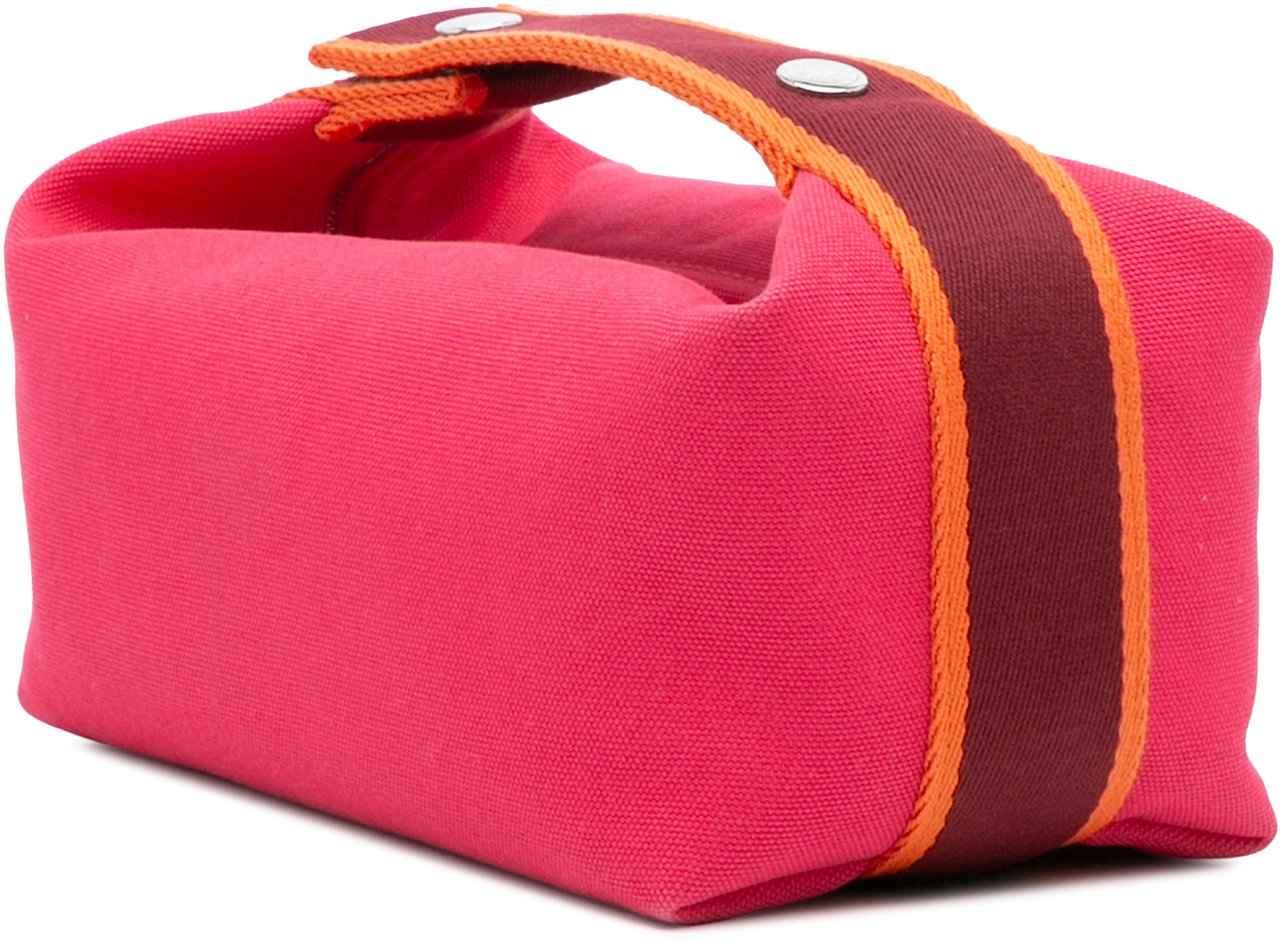 Hermès Small Canvas Bride A Brac Case Roze